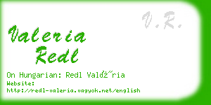 valeria redl business card